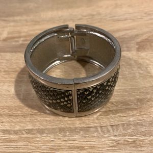 Snakeskin cuff bracelet